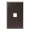 Leviton Wallplates Wp 1Port Sg Bn 41080-1BP